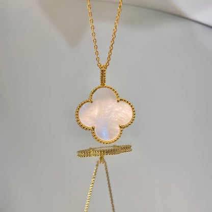 [✨ROSE💎]CLOVER 25MM MOP LARGE PENDANT NECKLACE