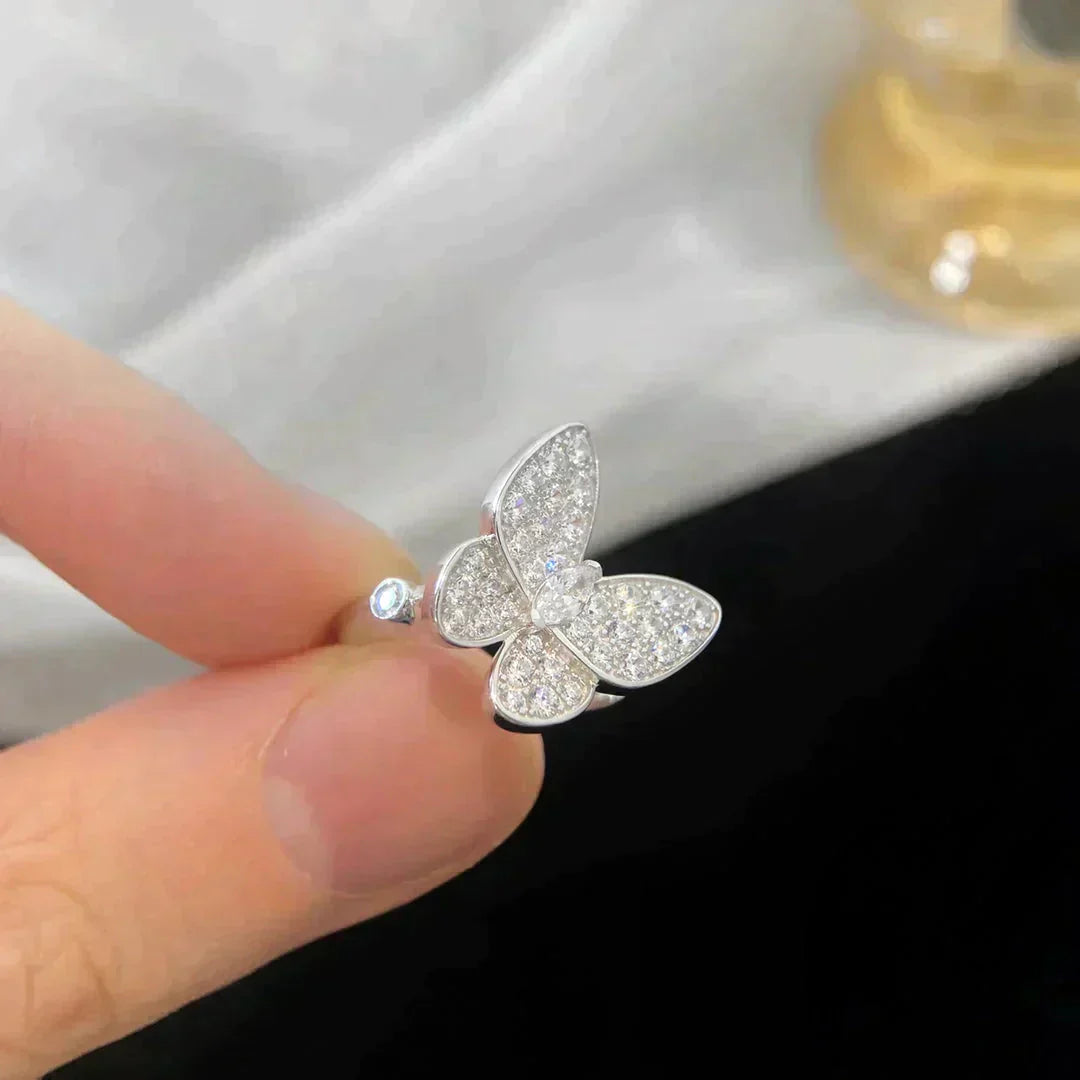 [✨ROSE💎]BUTTERFLY DIAMOND RING