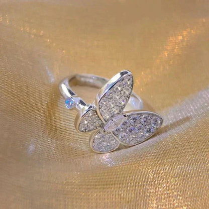[✨ROSE💎]BUTTERFLY DIAMOND RING