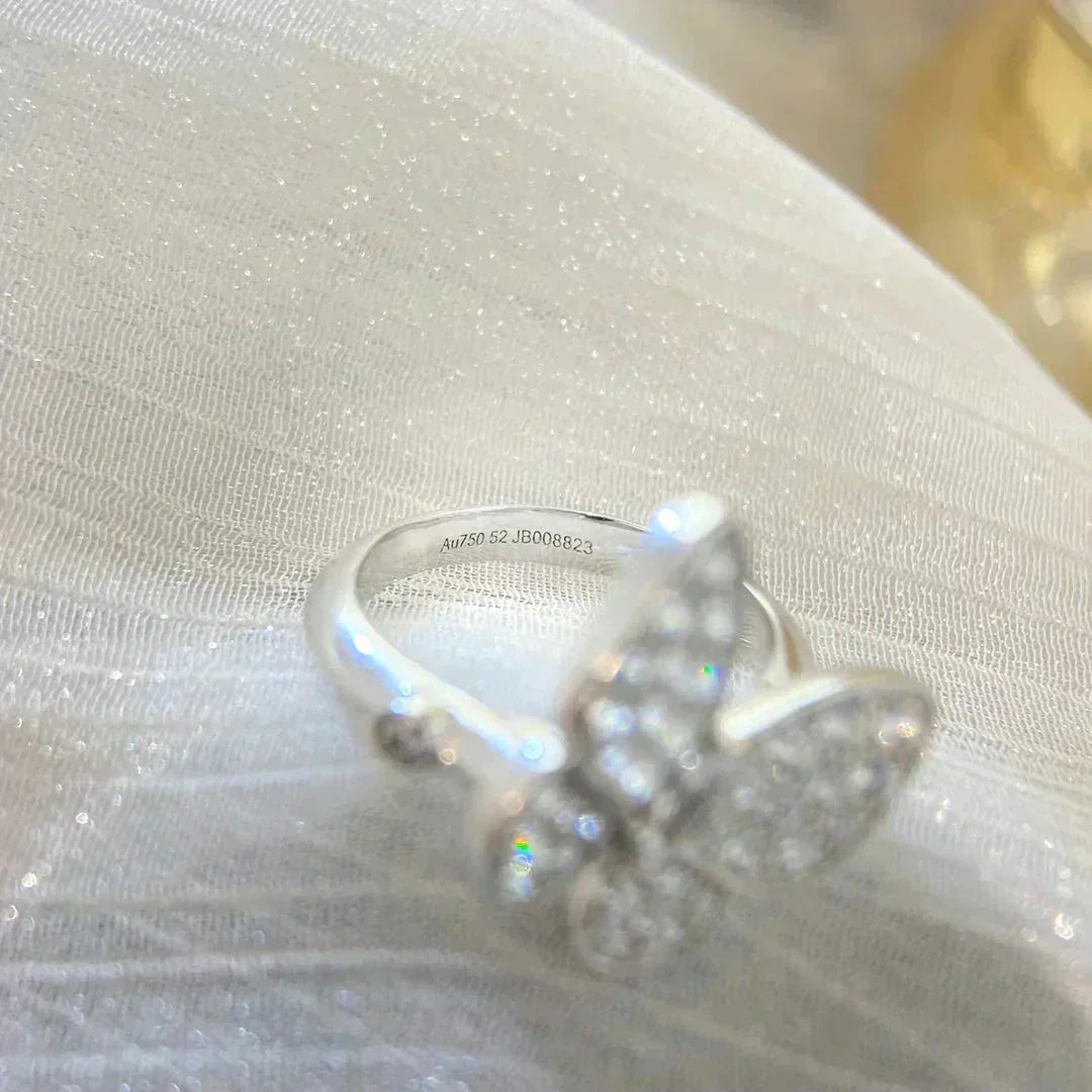[✨ROSE💎]BUTTERFLY DIAMOND RING