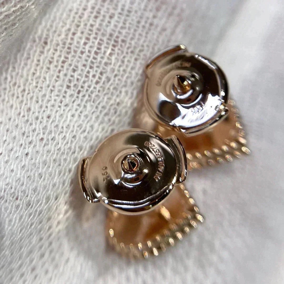 [✨ROSE💎]HEART CARNELIAN STUD EARRINGS
