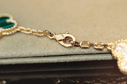 [✨ROSE💎]CLOVER 20 MOTIFS ONYX ROSE GOLD