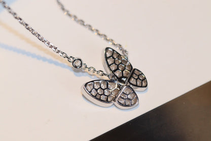 [✨ROSE💎]BUTTERFLY DIAMOND NECKLACE