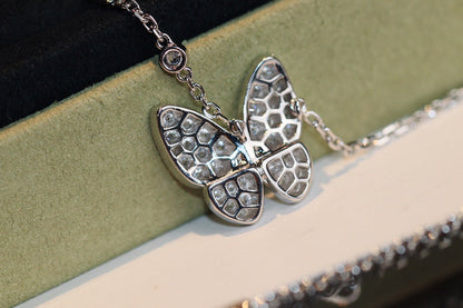 [✨ROSE💎]BUTTERFLY DIAMOND NECKLACE