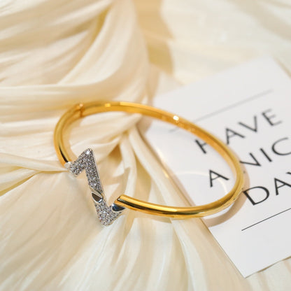 [✨ROSE💎]VOLTE UPSITE DOWN GOLD DIAMOND BRACELET