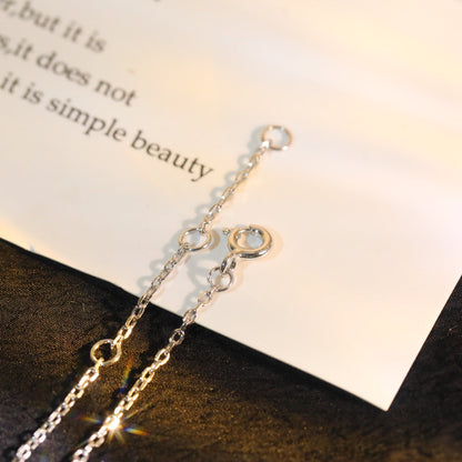 [✨ROSE💎]SUN MOTIF PINK MOP SILVER BRACELET