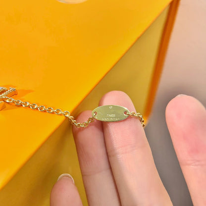 [✨ROSE💎]LOGO STAR MOTIF GOLD BRACELET