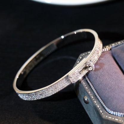 [✨ROSE💎]KELLY BRACELET DIAMOND PAVED