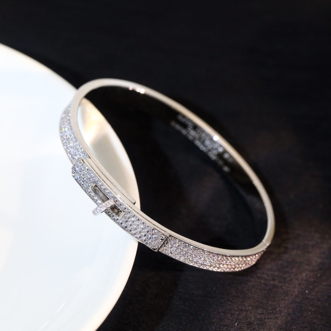 [✨ROSE💎]KELLY BRACELET DIAMOND PAVED