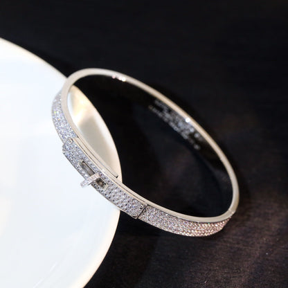 [✨ROSE💎]KELLY BRACELET DIAMOND PAVED