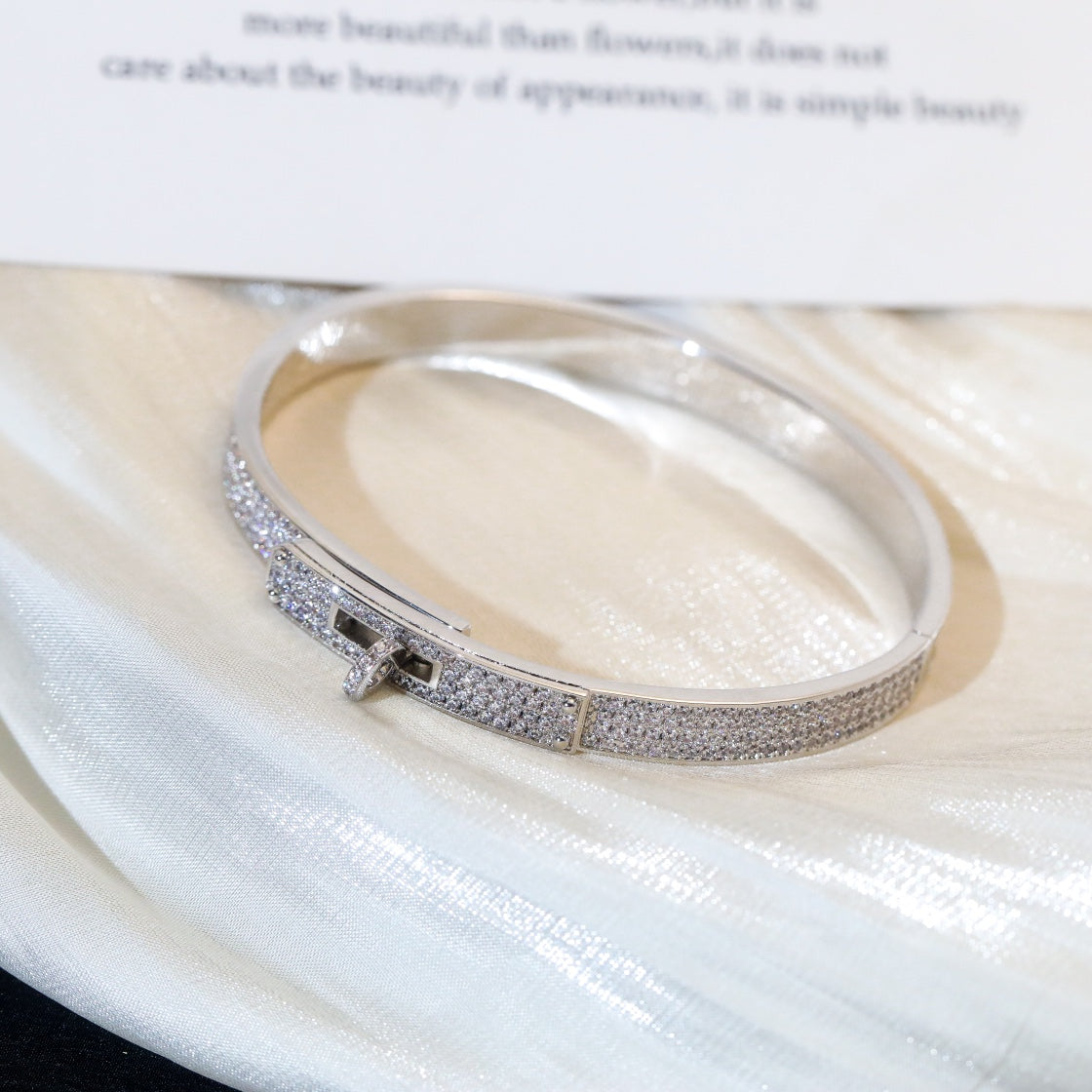 [✨ROSE💎]KELLY BRACELET DIAMOND PAVED