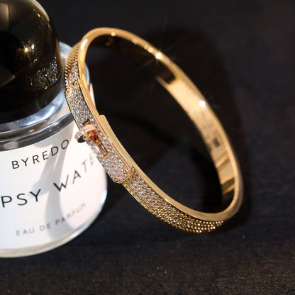 [✨ROSE💎]KELLY BRACELET DIAMOND PAVED