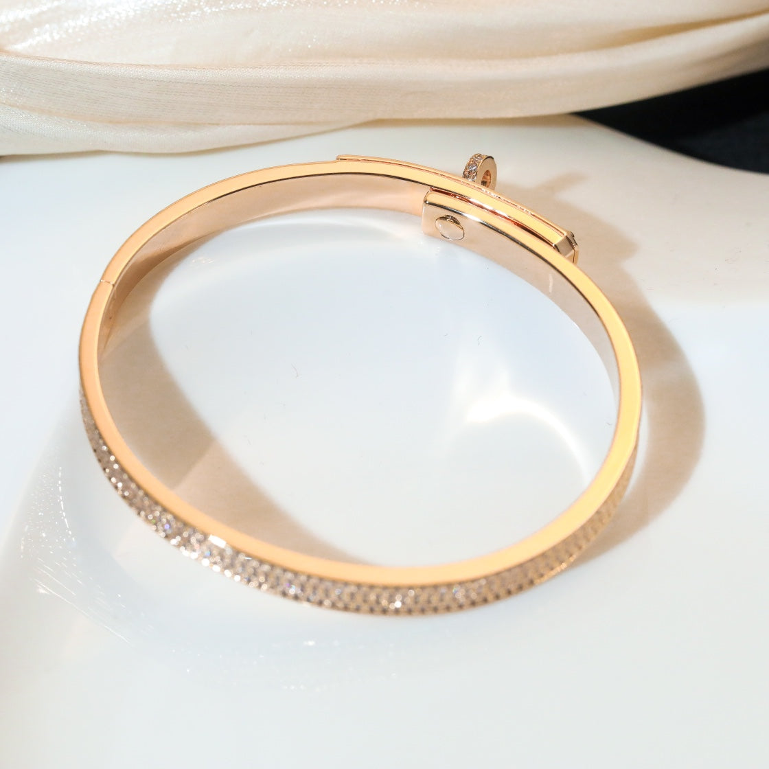 [✨ROSE💎]KELLY BRACELET DIAMOND PAVED