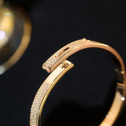[✨ROSE💎]KELLY BRACELET DIAMOND PAVED