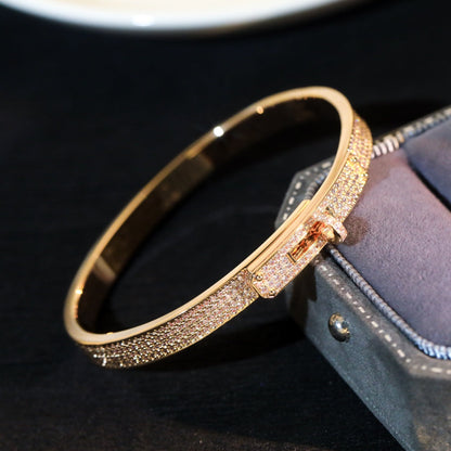 [✨ROSE💎]KELLY BRACELET DIAMOND PAVED