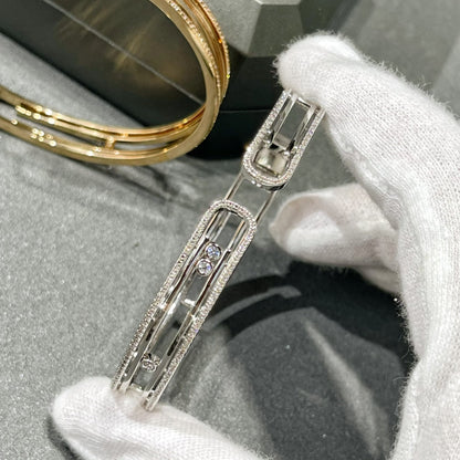 [✨ROSE💎]MOVE 10TH PAVED DIAMOND BRACELET