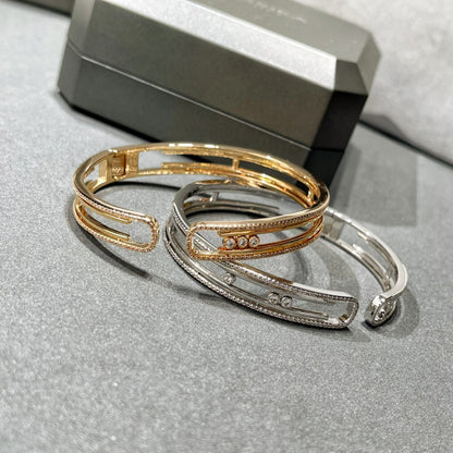 [✨ROSE💎]MOVE 10TH PAVED DIAMOND BRACELET