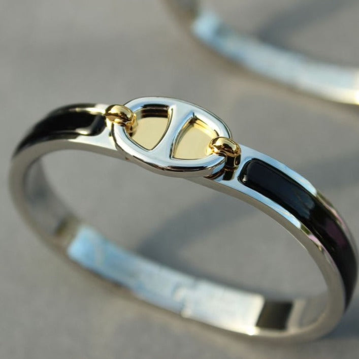 [✨ROSE💎]CLIC CHAINE SILVER BRACELET