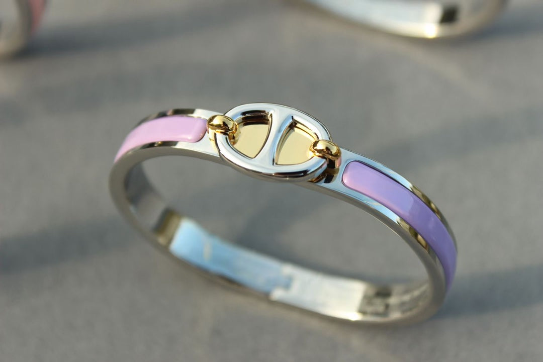 [✨ROSE💎]CLIC CHAINE SILVER BRACELET
