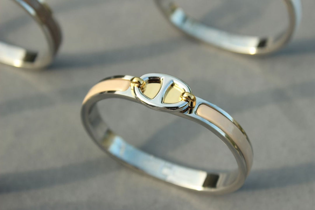 [✨ROSE💎]CLIC CHAINE SILVER BRACELET