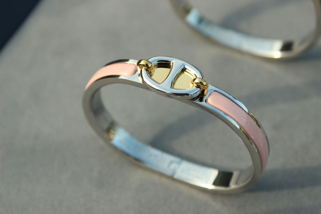 [✨ROSE💎]CLIC CHAINE SILVER BRACELET