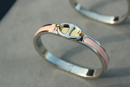 [✨ROSE💎]CLIC CHAINE SILVER BRACELET
