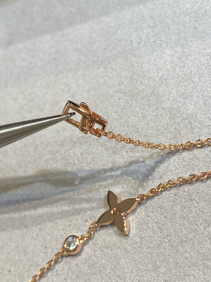[✨ROSE💎]STAR DIAMOND PINK GOLD BRACELET
