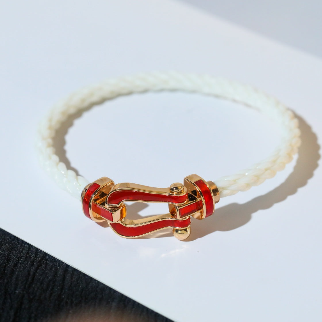[✨ROSE💎]FORCE 10 WHITE TEXTILE DIAMOND PAVED