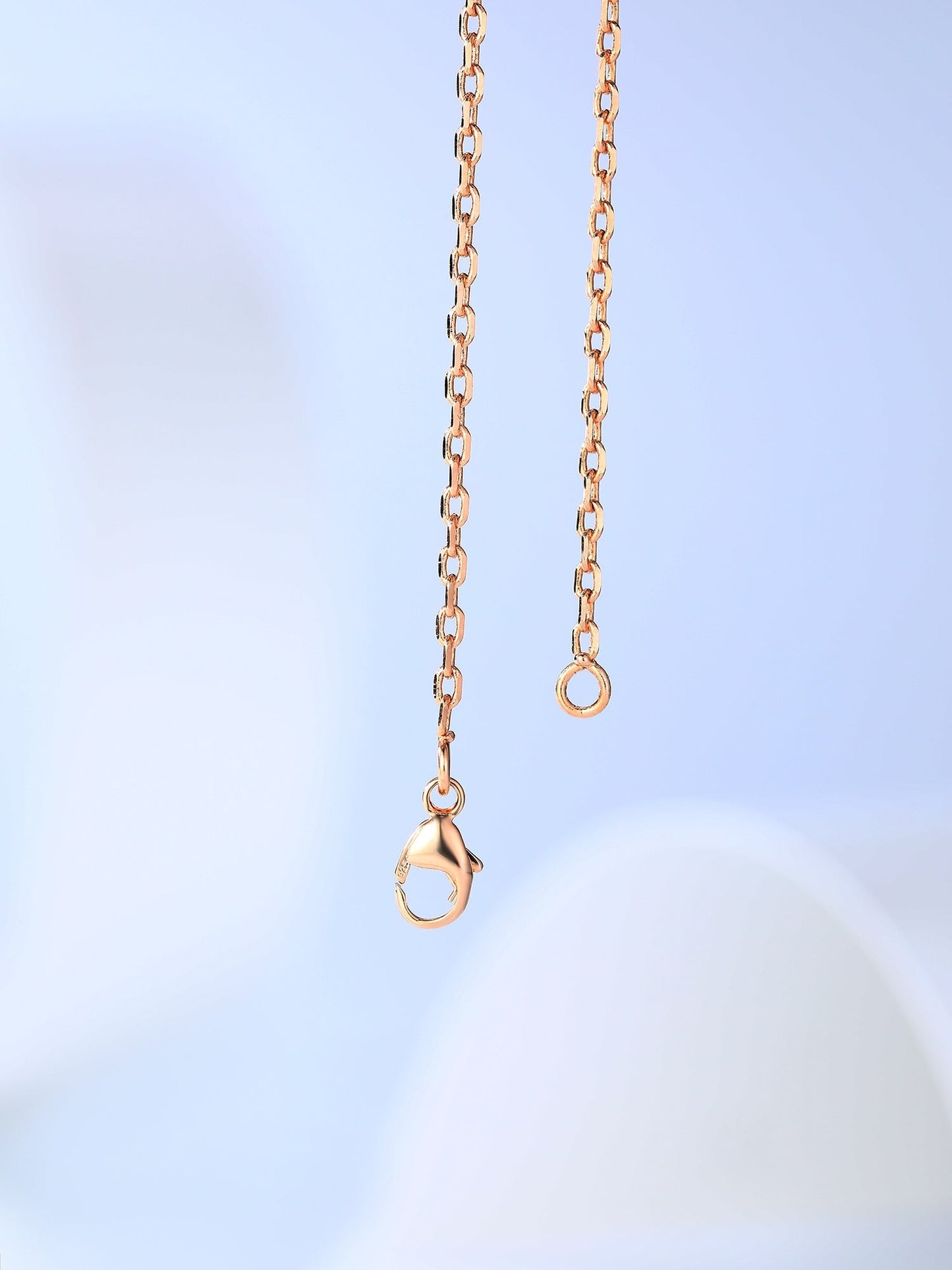 [✨ROSE💎]H CAGE PINK GOLD NECKLACE