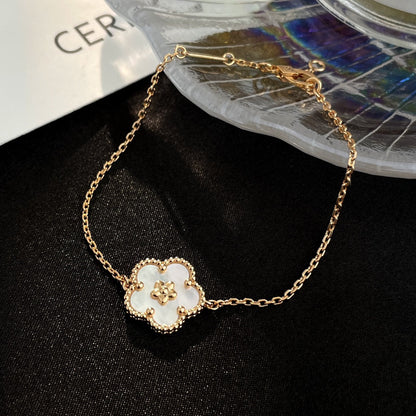 [✨ROSE💎]LUCKY SPRING ROSE GOLD MOP BRACELET