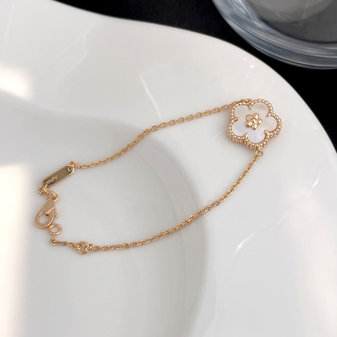 [✨ROSE💎]LUCKY SPRING ROSE GOLD MOP BRACELET