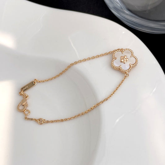 [✨ROSE💎]LUCKY SPRING ROSE GOLD MOP BRACELET