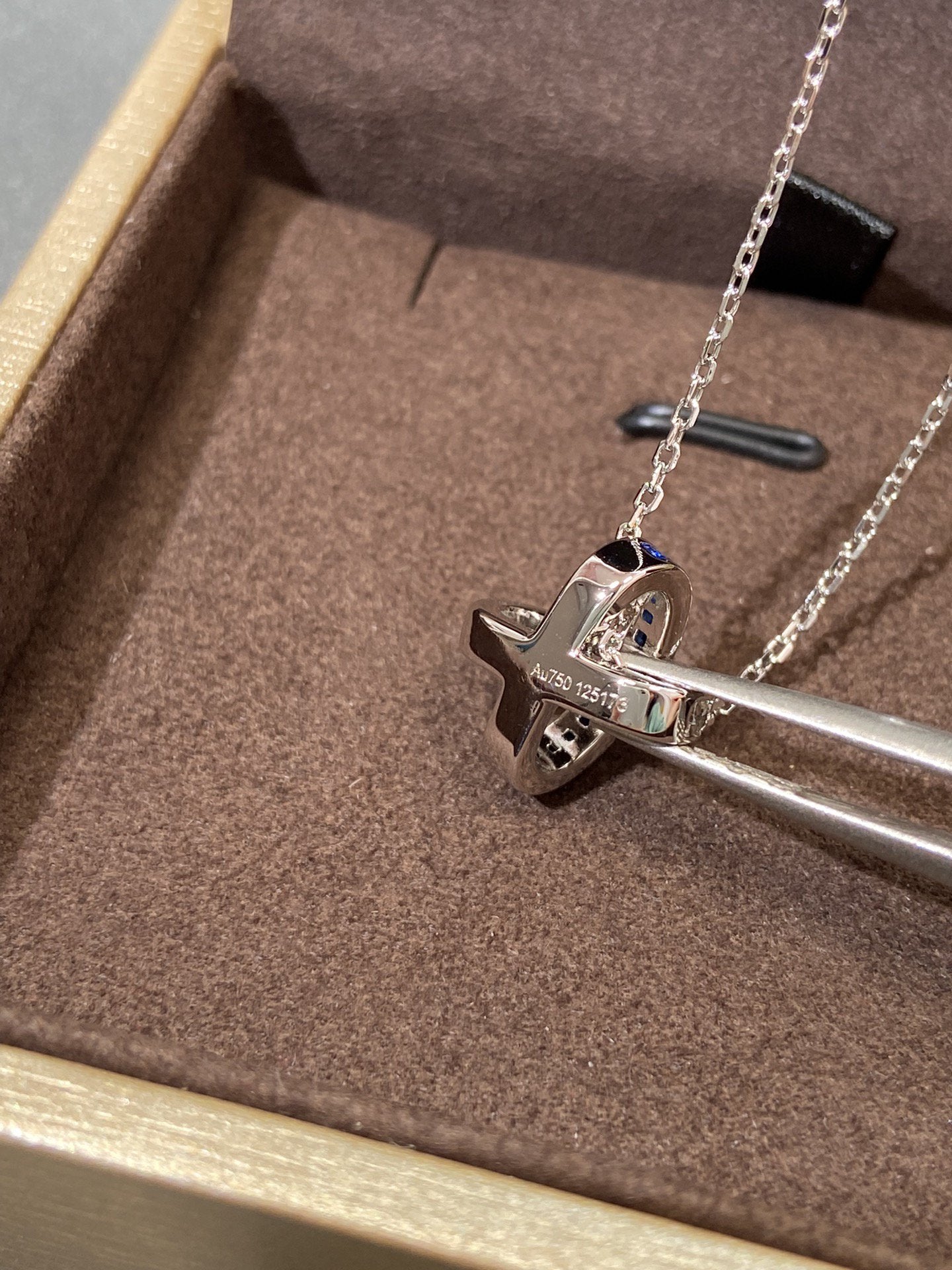 [✨ROSE💎]LIENS DIAMOND SILVER NECKLACE