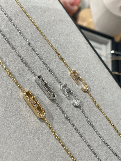 [✨ROSE💎]BABY MOVE DIAMOND BRACELET