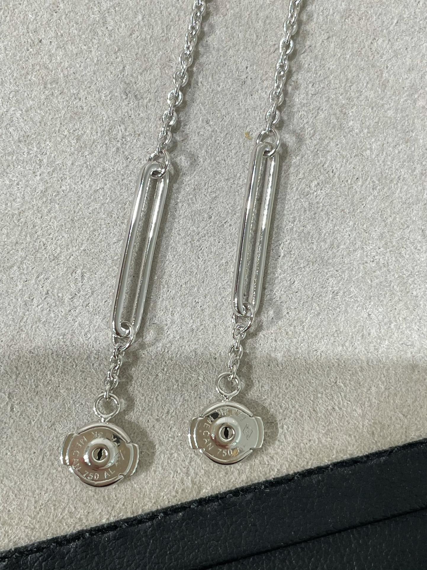 [✨ROSE💎]CHAINE CHAOS DIAMOND DROP EARRINGS