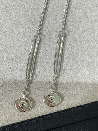 [✨ROSE💎]CHAINE CHAOS DIAMOND DROP EARRINGS