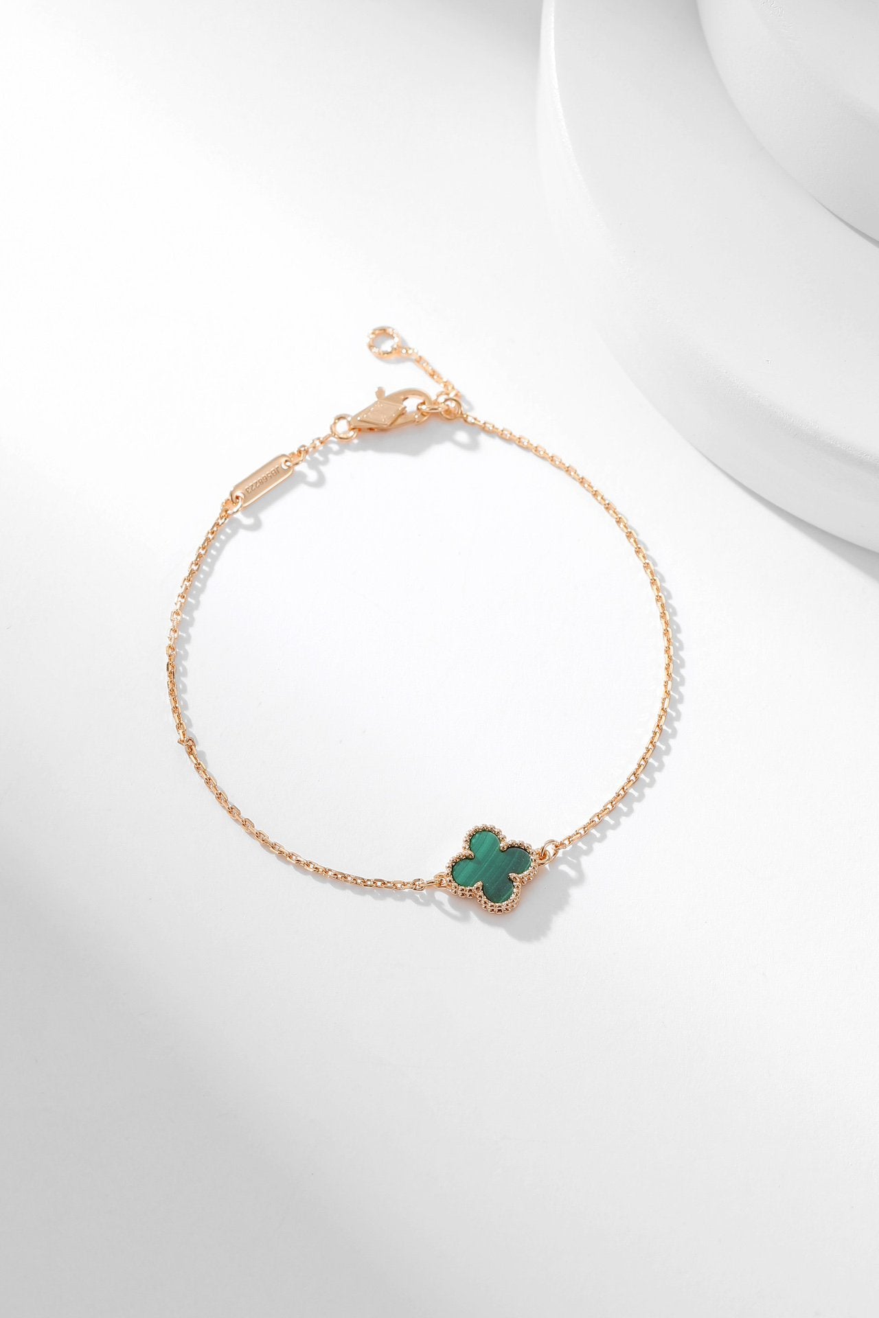 [✨ROSE💎]CLOVER BRACELET MALACHITE 1 MOTIF