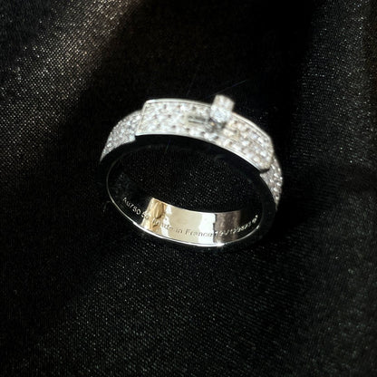 [✨ROSE💎]KELLY SILVER DIAMOND RING