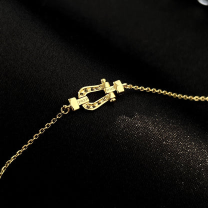 [✨ROSE💎]FORCE 10 FULL DIAMOND BUCKLE CHAIN LINK MINI MODEL
