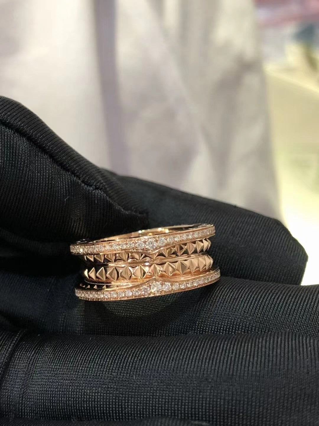 [✨ROSE💎]ZERO 1 ROCK DIAMOND PINK GOLD