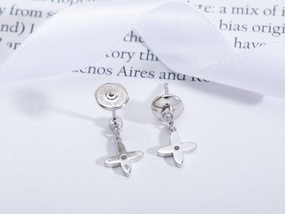 [✨ROSE💎]VIDYLLE SILVER DIAMOND MINI DROP EARRINGS