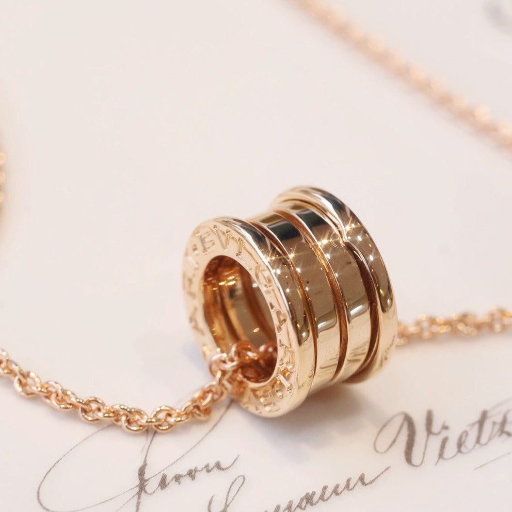 [✨ROSE💎]ZERO 1 PINK GOLD NECKLACE