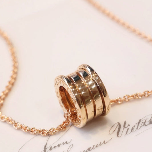 [✨ROSE💎]ZERO 1 PINK GOLD NECKLACE
