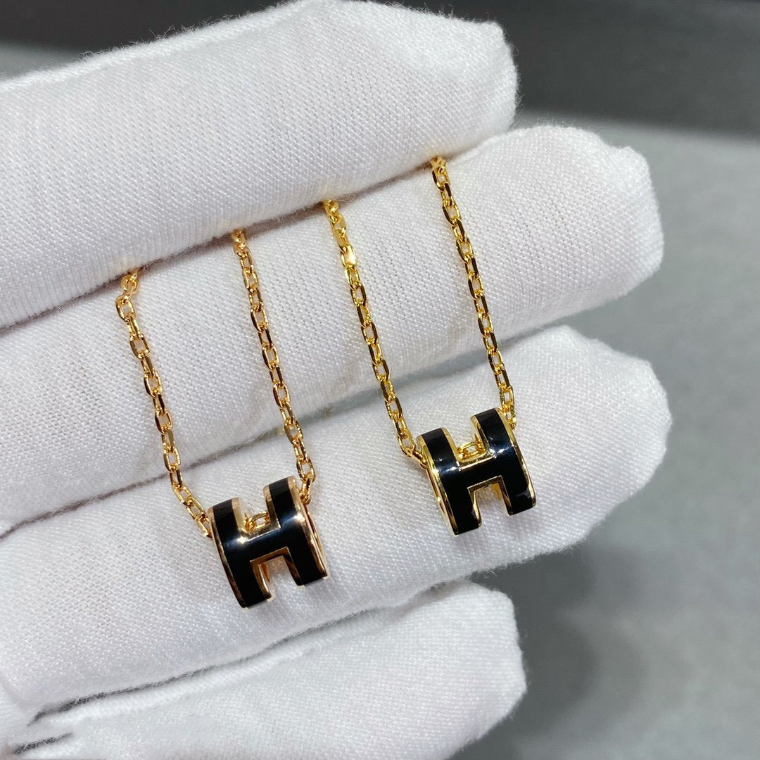 [✨ROSE💎]MINI POP H NECKLACE
