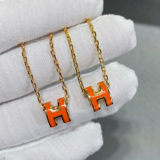 [✨ROSE💎]MINI POP H NECKLACE