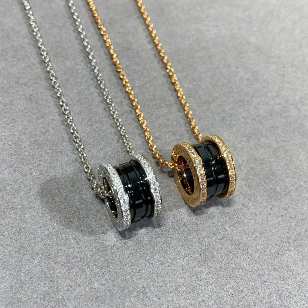[✨ROSE💎]ZERO 1 DIAMOND CERAMIC NECKLACE