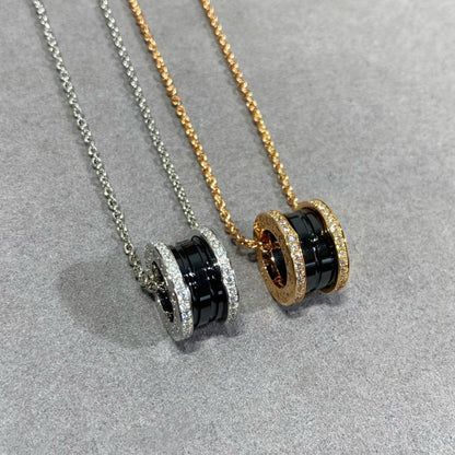 [✨ROSE💎]ZERO 1 DIAMOND CERAMIC NECKLACE