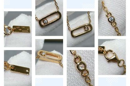 [✨ROSE💎]MOVE UNO DIAMOND NECKLACE