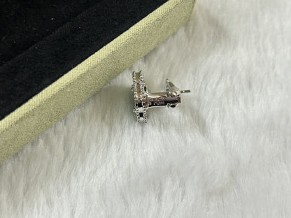[✨ROSE💎]CLOVER PIETERSITE MEDIUM STUD EARRINGS