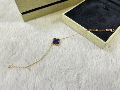 [✨ROSE💎]CLOVER 1 MOTIF PIETERSITE BRACELET